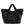 DIONA J SMOOTH CHIC PLEATED SHAPED HANDLE CROSSBODY BAG COLOR BLACK