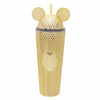 Diona J Cute Ear Tumbler With Straw And Lid Yellow