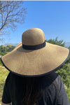 FASHION STRAW WIDE BRIM FLOPPY SUN HAT