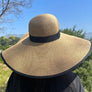 FASHION STRAW WIDE BRIM FLOPPY SUN HAT