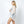 DIONA J DOT FOIL PRINT SHEER KIMONO ONE SIZE COLOR WHITE
