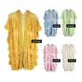 DIONA J ELEGANT LACE KIMONO ONE SIZE COLOR BLUE