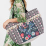 DIONA J BOHO FRINGE TOTE BAG ONE SIZE MULTICOLOR