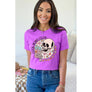 Diona J Mothers Day Cool Moms Club Graphic Tee Shirt Color Royal Purple Size M