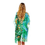 DIONA J MULTI COLOR PRINTED KIMONO ONE SIZE COLOR GREEN