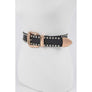 DIONA J PLUS SIZE CRYSTAL BELT COLOR WHITE/GOLD