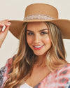 RIBAL BAND FLAT TOP SUN HAT