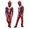 Deadpool Muscle Padding Costume Cosplay for Kids - Ultimate Halloween Party Superhero Suit with Mask Fiber Belt Set - DJ Comics