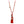 Red String and Cowrie Shell Long Tassel Necklace