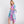 DIONA J HAND DRAWN TROPICAL LEAVES KIMONO ONE SIZE COLOR PURPLE
