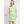 DIONA J FRONT ROPE FLOWER KIMONO ONE SIZE COLOR GREEN
