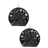 Halloween Glitter Dangle Earring