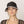 DIONA J STRAW SUN VISOR WITH LACE ONE SIZE COLOR BLACK
