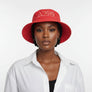 DST 1913 Sorority Red Mesh Embroidered Bucket Hat