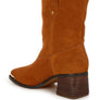 Emberly Suede Square Toe Ankle Boots