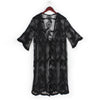 DIONA J DREAM CATCHER LACE LONG KIMONO ONE SIZE COLOR BLACK