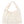 DIONA J WOMEN'S SMOOTH CHIC PLEATED SHAPED HANDLE CROSSBODY BAG COLOR WHITE