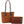 DIONAJ 2IN1 VEGAN LEATHER SMOOTH CHIC SHOULDER TOTE W ZIPPER BAG SET COLOR BROWN