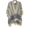 DIONA J FASHION AZTEC PRINT KIMONO ONE SIZE COLOR OFF WHITE