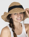 FASHION BACK RIBBON STRAW SUN HAT