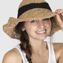 FASHION BACK RIBBON STRAW SUN HAT