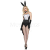 Tuxedo Madame Rabbit 4 Pc Strapless Women’s Halloween Cosplay Costume Set Sz M/L