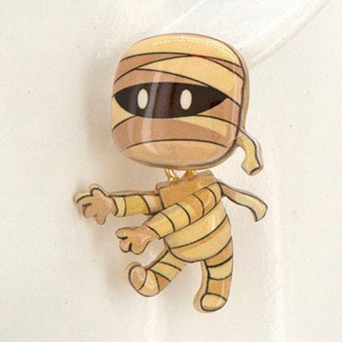 Halloween Mummy Stud Earring