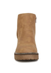 Pheonix Faux Leather Chunky Heel Ankle Boots