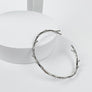 METAL CUFF LEAVES BRANCH BRACELET