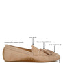 Kipstar Real Suede Leather Tassel Loafers