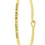 Diona J Dear Mom - Iloveyou Bangle Bracelet for Mother's Day Gift Jewelry