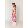 DIONA J FLORAL PRINT KIMONO ONE SIZE COLOR PINK