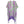 DIONA J SWIRL BORDER PRINT KIMONO ONE SIZE COLOR PURPLE