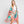 DIONA J HAND DRAWN WATERCOLOR TROPICAL LEAVES KIMONO ONE SIZE COLOR PINK