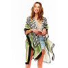 DIONA J PAISLEY PRINTED SILKY KIMONO ONE SIZE COLOR BLACK