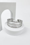 OPEN METAL CUFF BANGLE BRACELET