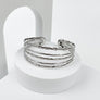 OPEN METAL CUFF BANGLE BRACELET
