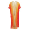 DIONA J TWO TONE LUREX KIMONO CARDIGAN ONE SIZE COLOR ORANGE