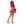 Beatle Bride 4 Pc Red Dress Women’s Halloween Cosplay Costume Set Size S/M