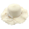 DIONA J KIDS STRAW HAT ONE SIZE COLOR IVORY