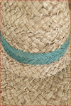 Braided Leaf Strap Embridery Straw Hat