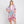 DIONA J ABSTRACT PAISLEY PRINT KIMONO CARDIGAN ONE SIZE COLOR PINK