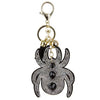 Halloween Spider Puffy Crystal Keychain