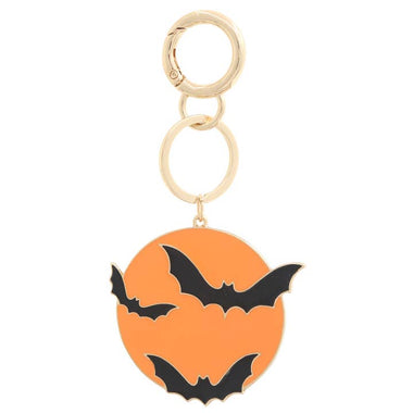 Halloween Bat Moon Keychain