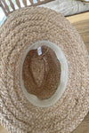 Braided Leaf Strap Embridery Straw Hat