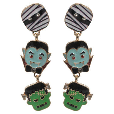 Halloween Characters Drop Earring