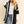 Davi & Dani Fuzzy Trim Open Front Loose Fit Cardigan