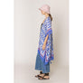 DIONA J TILE PRINT KIMONO ONE SIZE COLOR BLUE