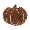 Pumpkin Shaped Enamel Single Brooch