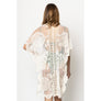 DIONA J ELEGANT LACE KIMONO ONE SIZE COLOR IVORY